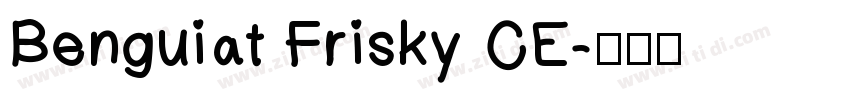 Benguiat Frisky CE字体转换